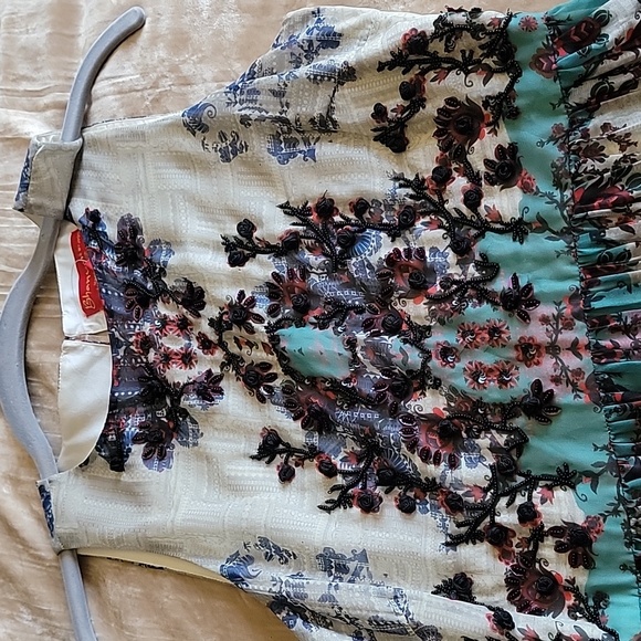 NWT Anthropologie Bhanuni  Madera Maxi Dress 4 - Picture 9 of 11